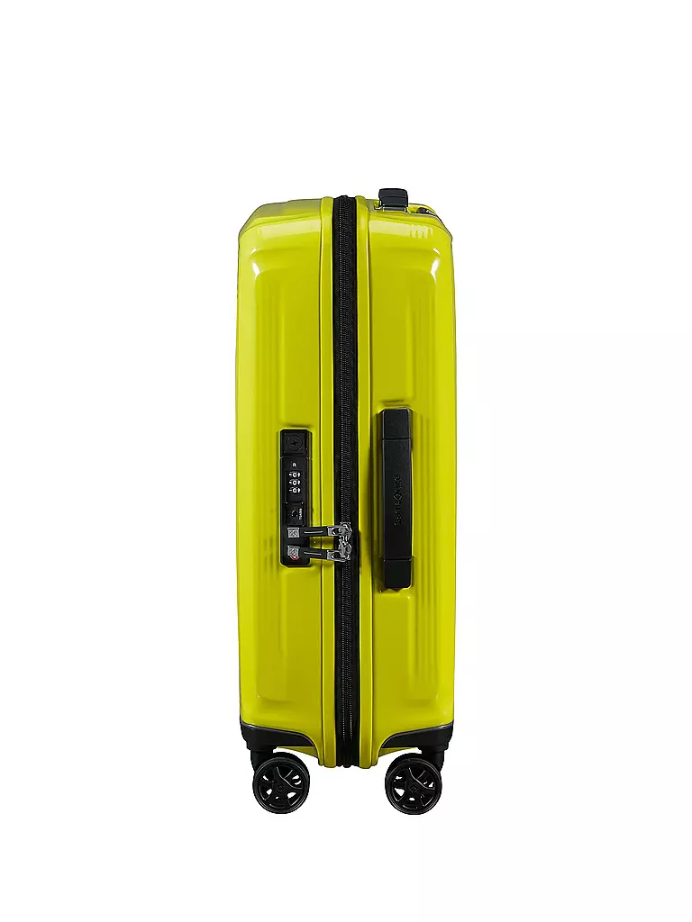 SAMSONITE | Trolley NUON SPINNER 55cm erweiterbar metallic lime  | gelb