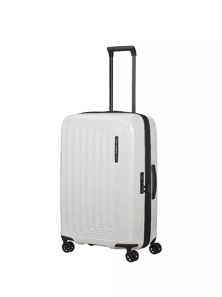 SAMSONITE | Trolley Nuon Spinner 69cm erweiterbar Metallic White | weiss