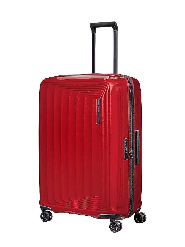 SAMSONITE | Trolley Nuon Spinner 75cm erweiterbar Metallic Red | rot