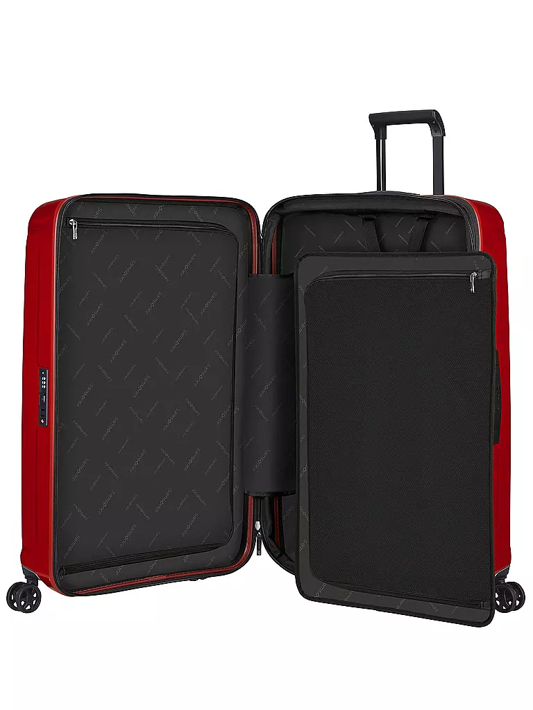 SAMSONITE | Trolley Nuon Spinner 75cm erweiterbar Metallic Red | rot