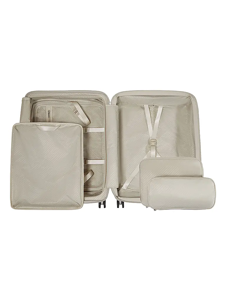 SAMSONITE | Trolley PARALUX SPINNER 67cm erweiterbar Stone Grey | creme