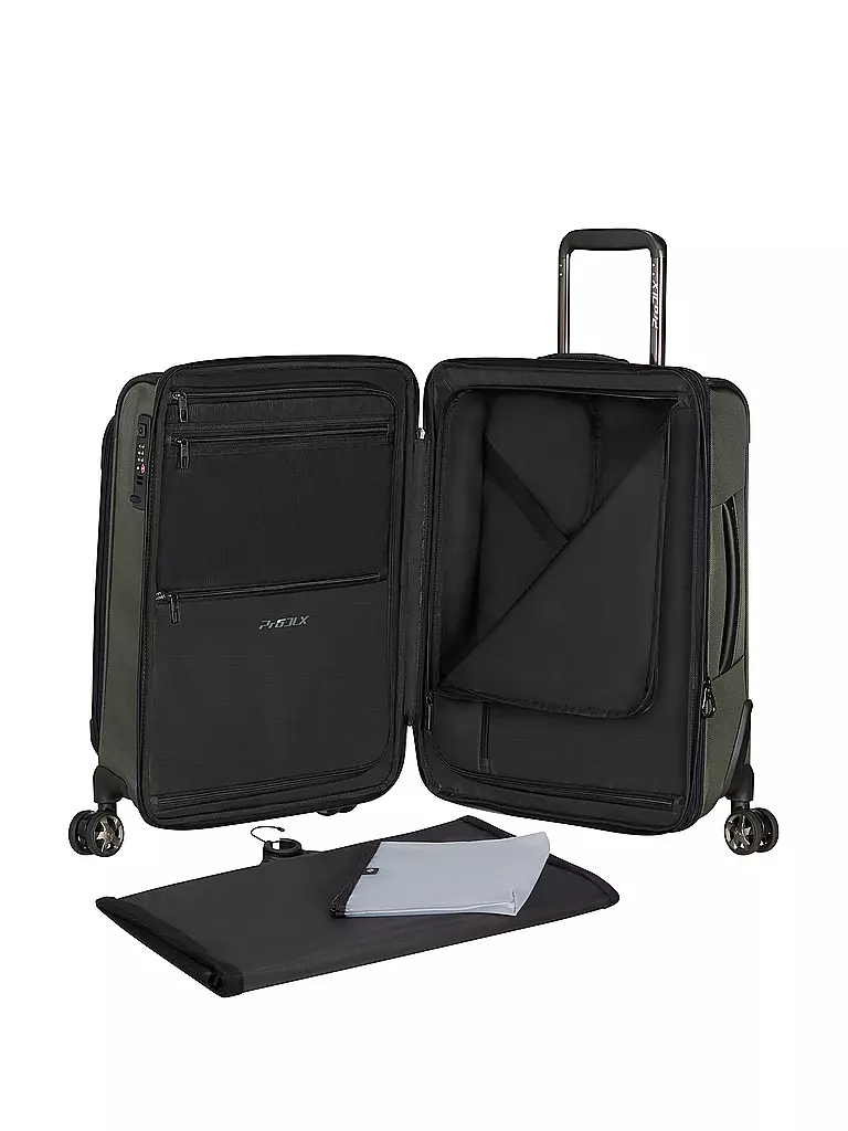 SAMSONITE | Trolley PRO-DLX 6 55cm erweiterbar Green | schwarz