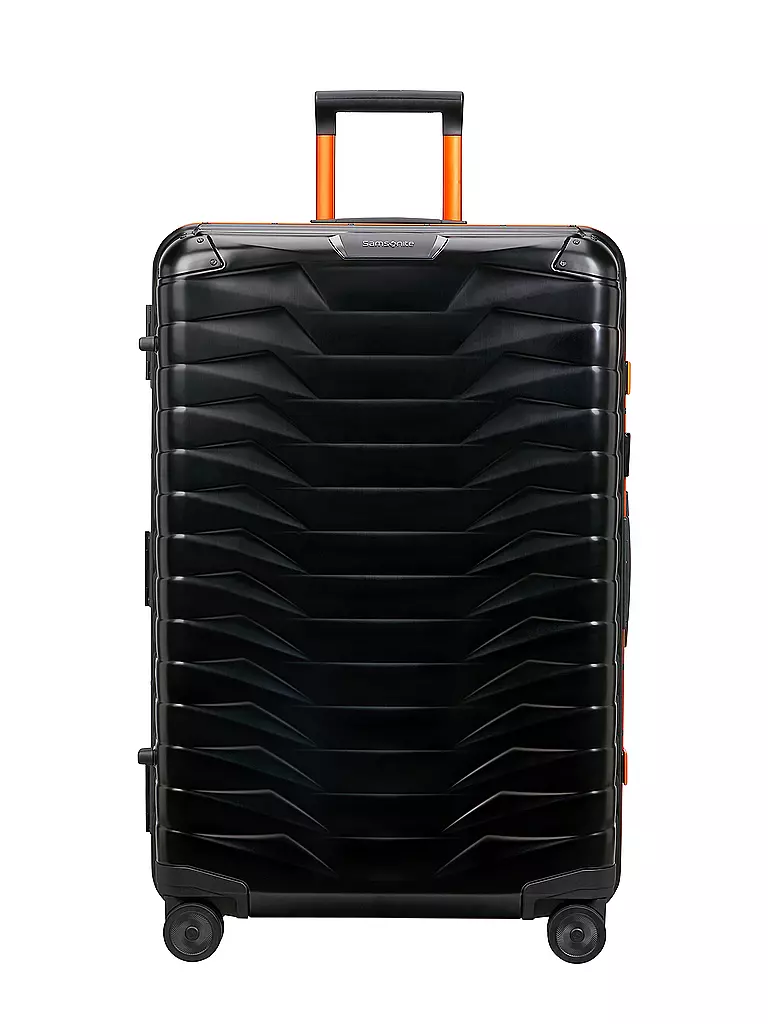 SAMSONITE | Trolley PROXIS ALU Spinner 76 Graphite Apricot | schwarz