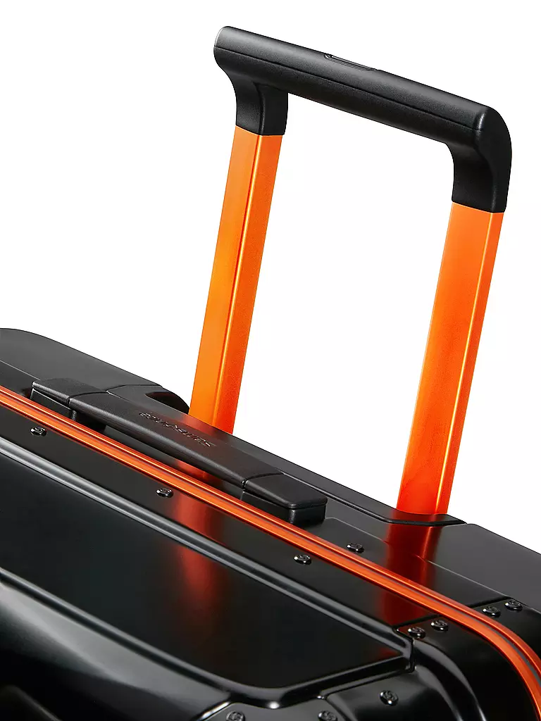 SAMSONITE | Trolley PROXIS ALU Spinner 76 Graphite Apricot | silber
