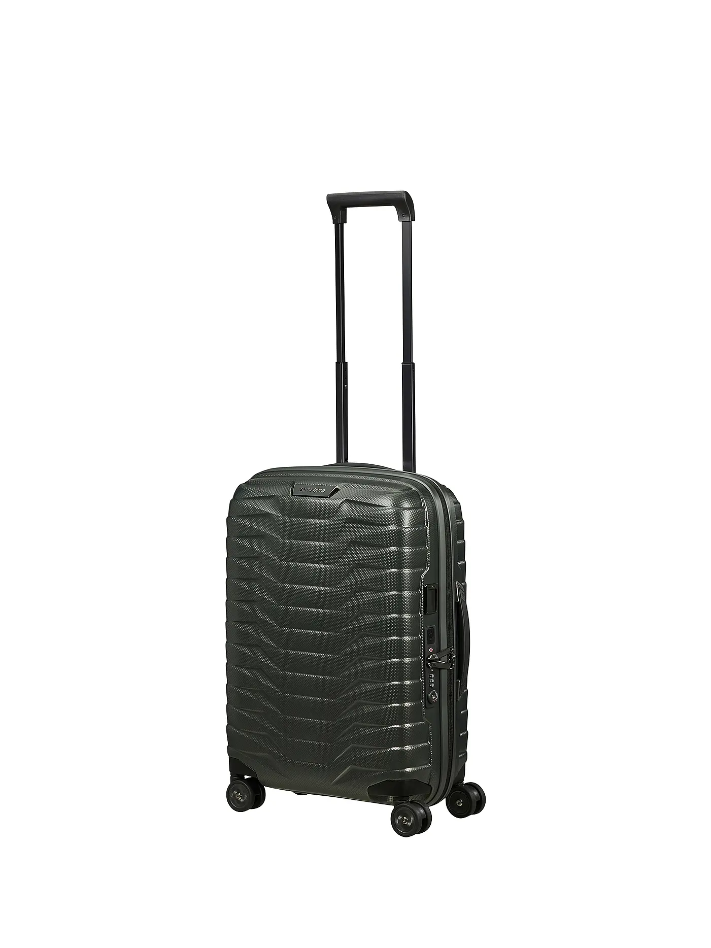 SAMSONITE | Trolley Proxis Spinner 55cm Erweiterbar matt climbing  | dunkelgrün