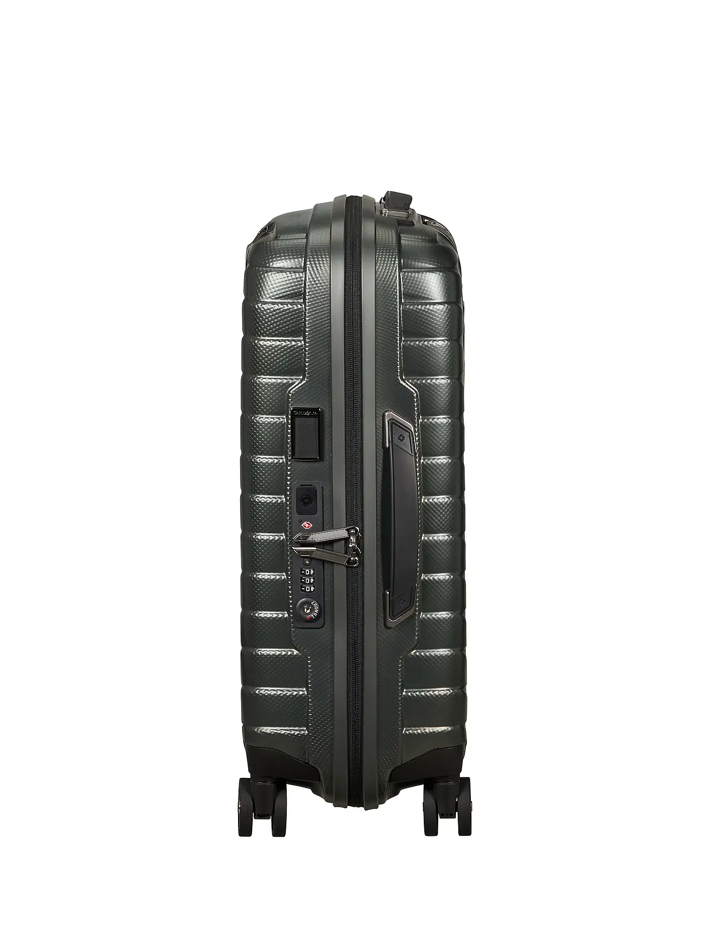 SAMSONITE | Trolley Proxis Spinner 55cm Erweiterbar matt climbing  | dunkelgrün