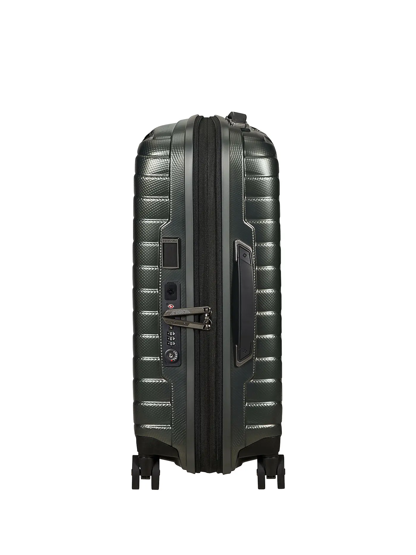 SAMSONITE | Trolley Proxis Spinner 55cm Erweiterbar matt climbing  | dunkelgrün