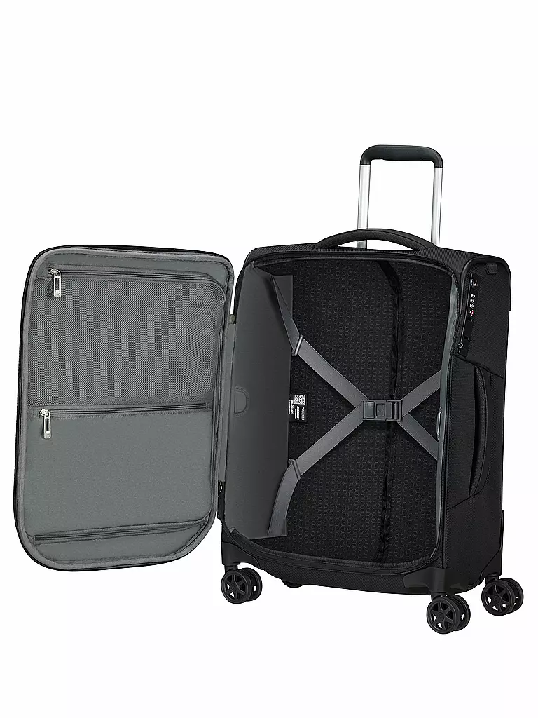 SAMSONITE | Trolley Respark Spinner 55cm Ozone Black | schwarz