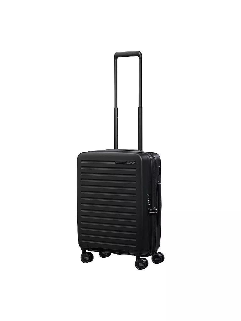 SAMSONITE | Trolley RESTACKD SPINNER 55cm erweiterbar black | Schwarz