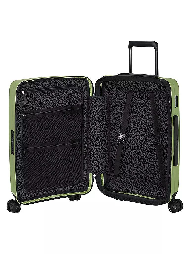SAMSONITE | Trolley RESTACKED SPINNER 55cm erweiterbar wasabi | hellblau