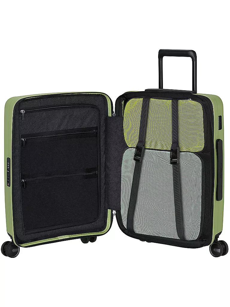 SAMSONITE | Trolley RESTACKED SPINNER 55cm erweiterbar wasabi | hellblau