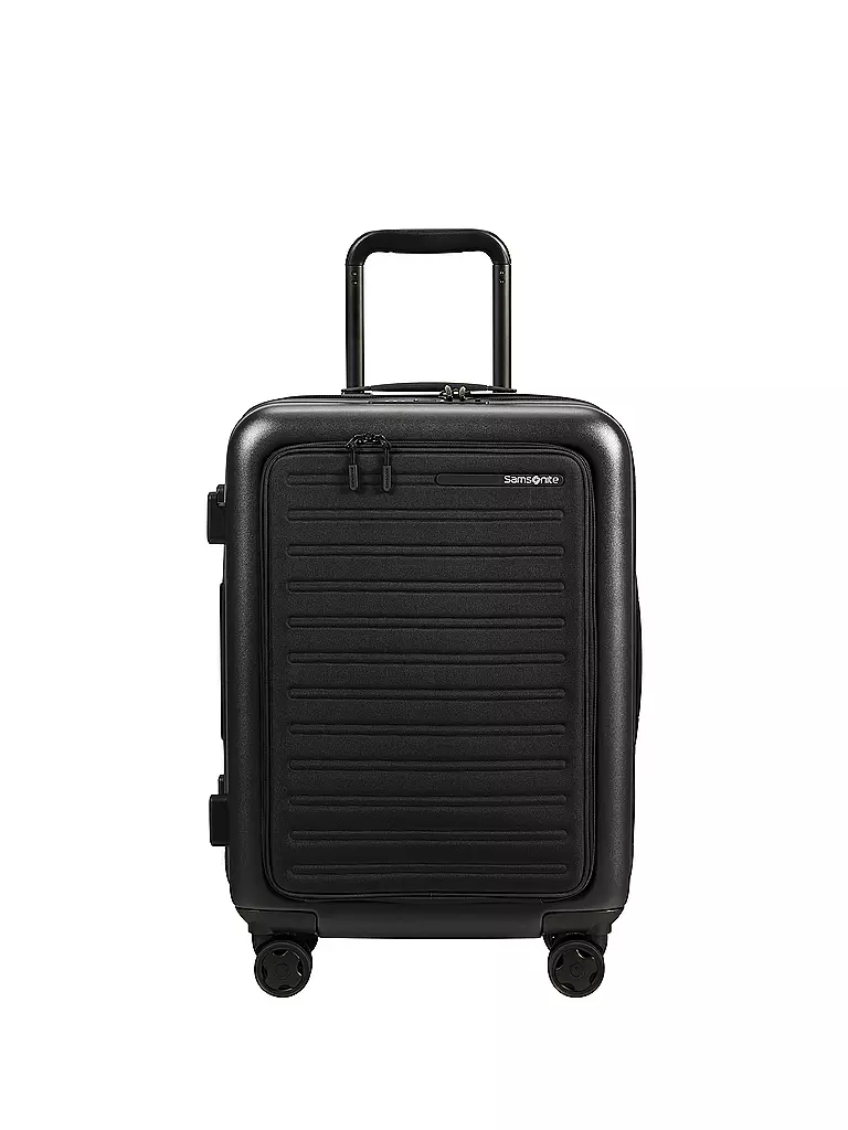 SAMSONITE | Trolley StackD Easy Access erweiterbar 55cm Black | schwarz