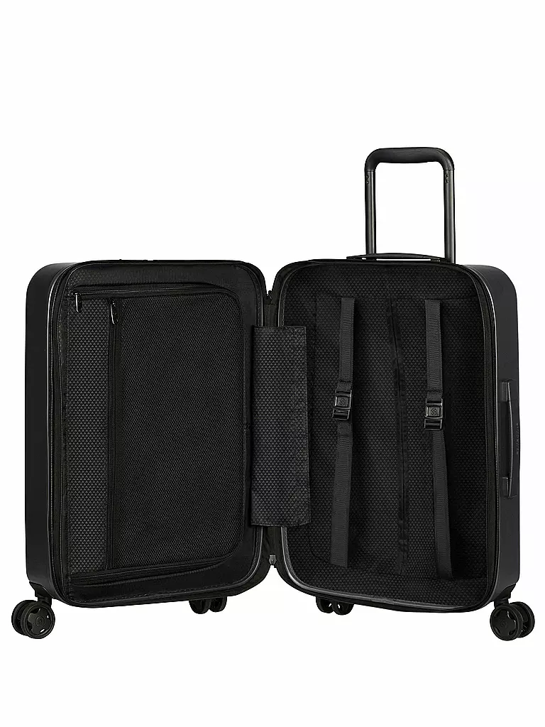 SAMSONITE | Trolley StackD Easy Access erweiterbar 55cm Black | schwarz