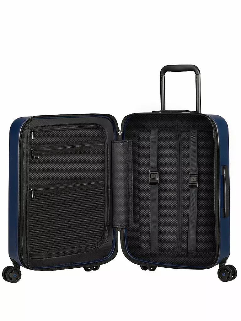 SAMSONITE | Trolley StackD erweiterbar 55cm  navy | blau