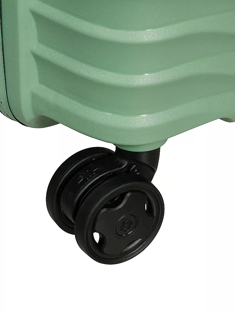 SAMSONITE | Trolley UPSCAPE SPINNER 55cm erweiterbar stone green | schwarz