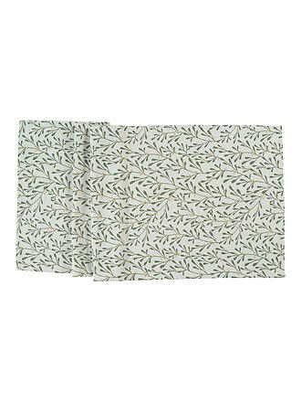 SANDER | Weihnachtsläufer MISTY 50x140cm Ecru / Green