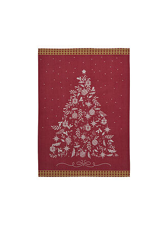 SANDER | Weihnachts Geschirrtuch 50x70cm CHEF TREE Red