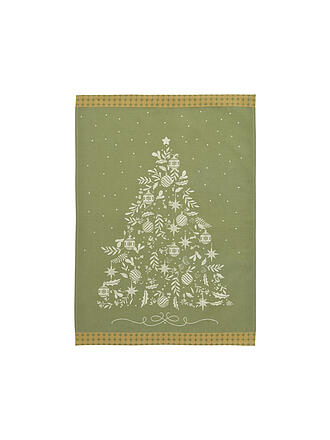 SANDER | Weihnachts Geschirrtuch 50x70cm CHEF TREE Olive