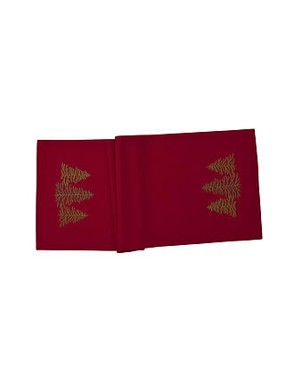 SANDER |  Weihnachts Tischläufer 50x150cm WOODLANDS Red
