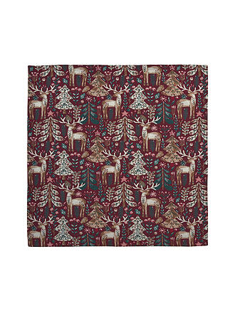 SANDER | Weihnachts Mitteldecke 85/85cm REY Burgundy 