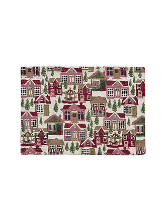 SANDER | Weihnachts Tischset 35x50cm VILLA Rot/Gruen 