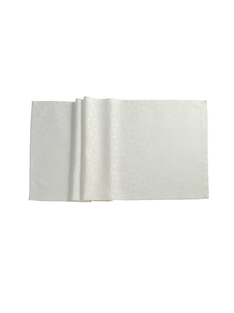 SANDER Läufer 50x140cm ORA JAQUARD Ecru weiss