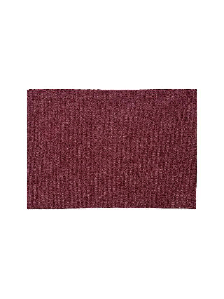 Tischläufer KENSINGTON 50x135cm Marsala dunkelrot baby