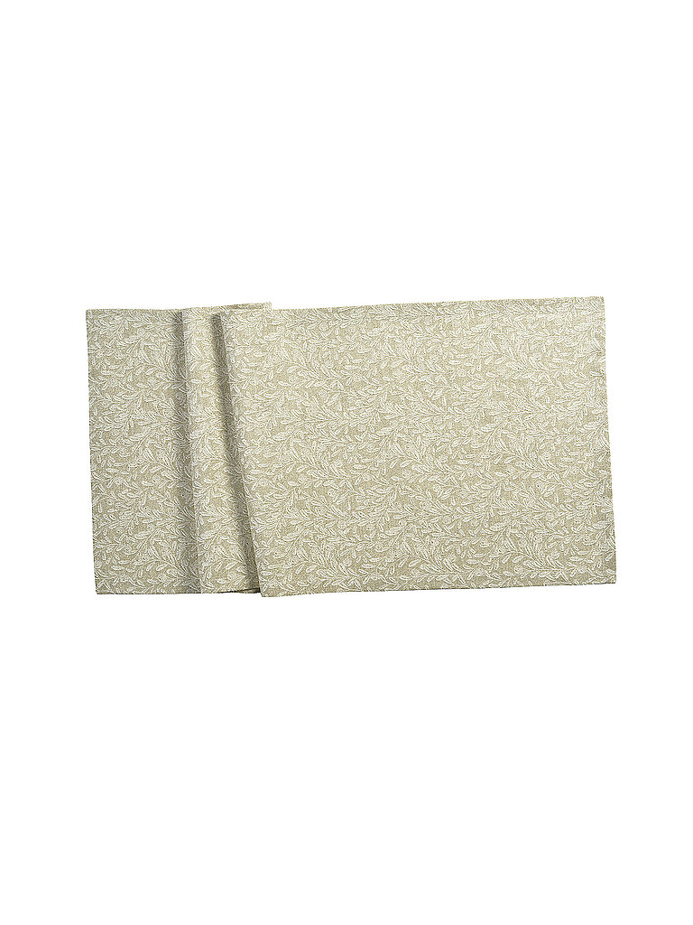 SANDER Chemin de table de Noël 50x140cm FRONDA LINO Beige/Or beige