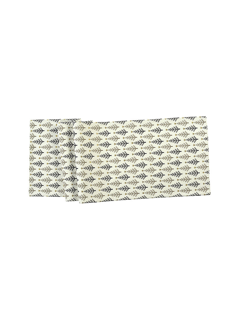 SANDER Nappe de Noël 85x85cm UMBRA Taupe/Anthracite gris