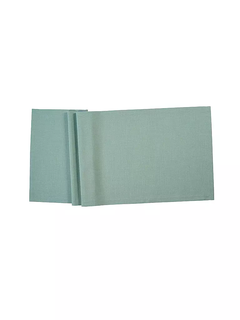 SANDER Läufer LOFT UNI 50x140cm Mint Green mint