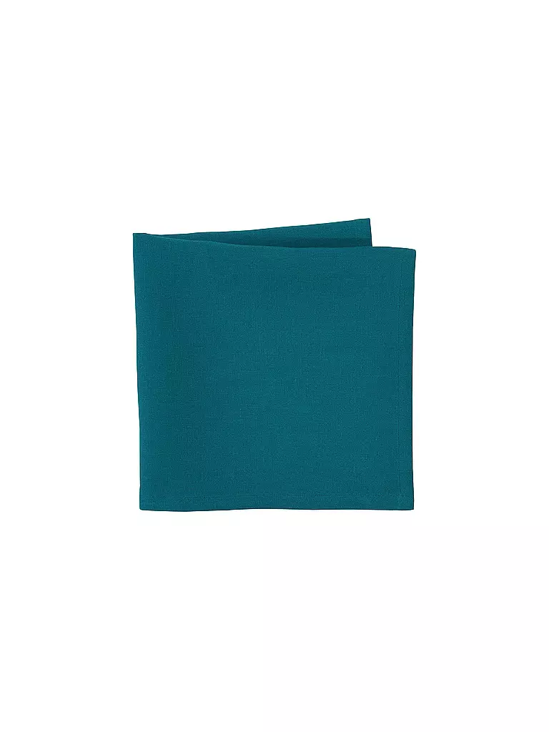 SANDER | Leinen Serviette Linnen 45x45cm Petrol | petrol