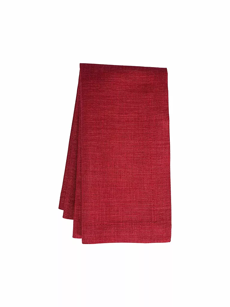 SANDER | Serviette "Loft" 40x40cm (weinrot) | rot