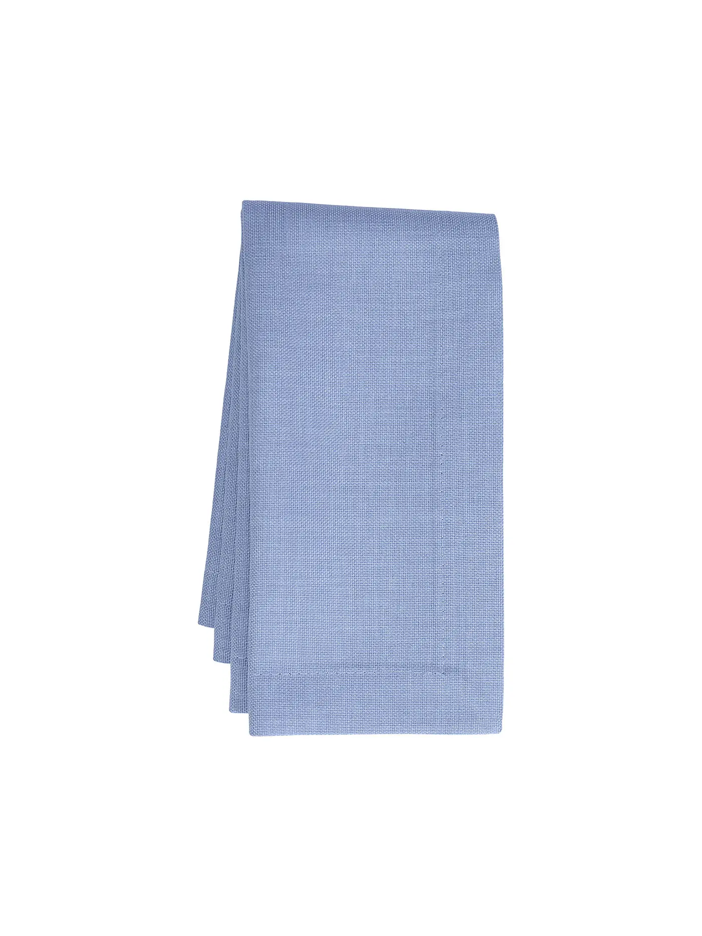SANDER | Tischdecke LOFT UNI eckig 150x300cm Ecru | hellblau