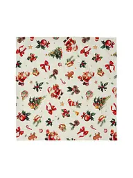 SANDER | Weihnachts Mitteldecke 85x85cm CAPTAIN REINDEER  Orignal | Creme