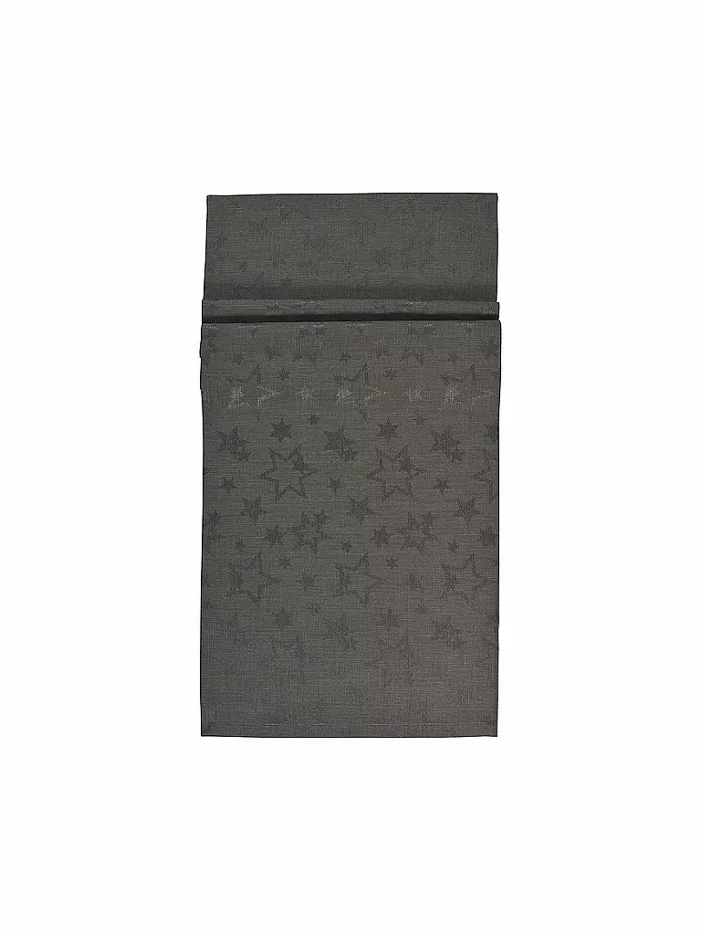 SANDER | Weihnachts Tischdecke Cosmo 90x90cm Grafit | grau
