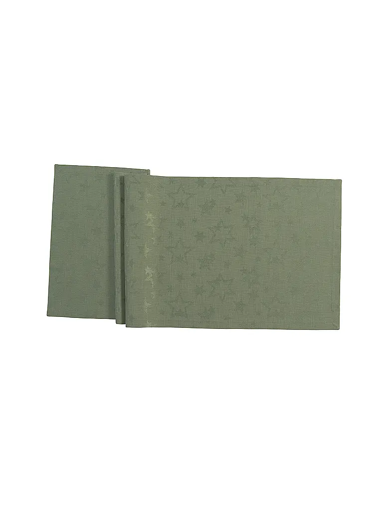 SANDER | Weihnachts Tischläufer Cosmo 40x100cm Jade | Hellgrün