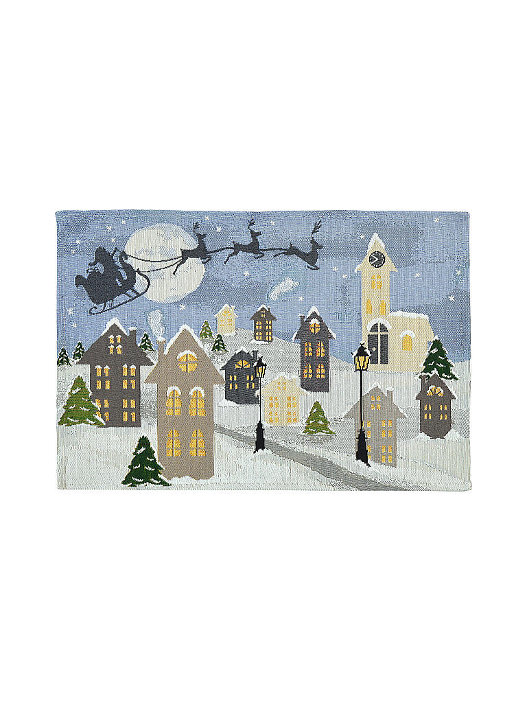 SANDER | Weihnachts Tischset 32x48cm Xmas Night | weiß