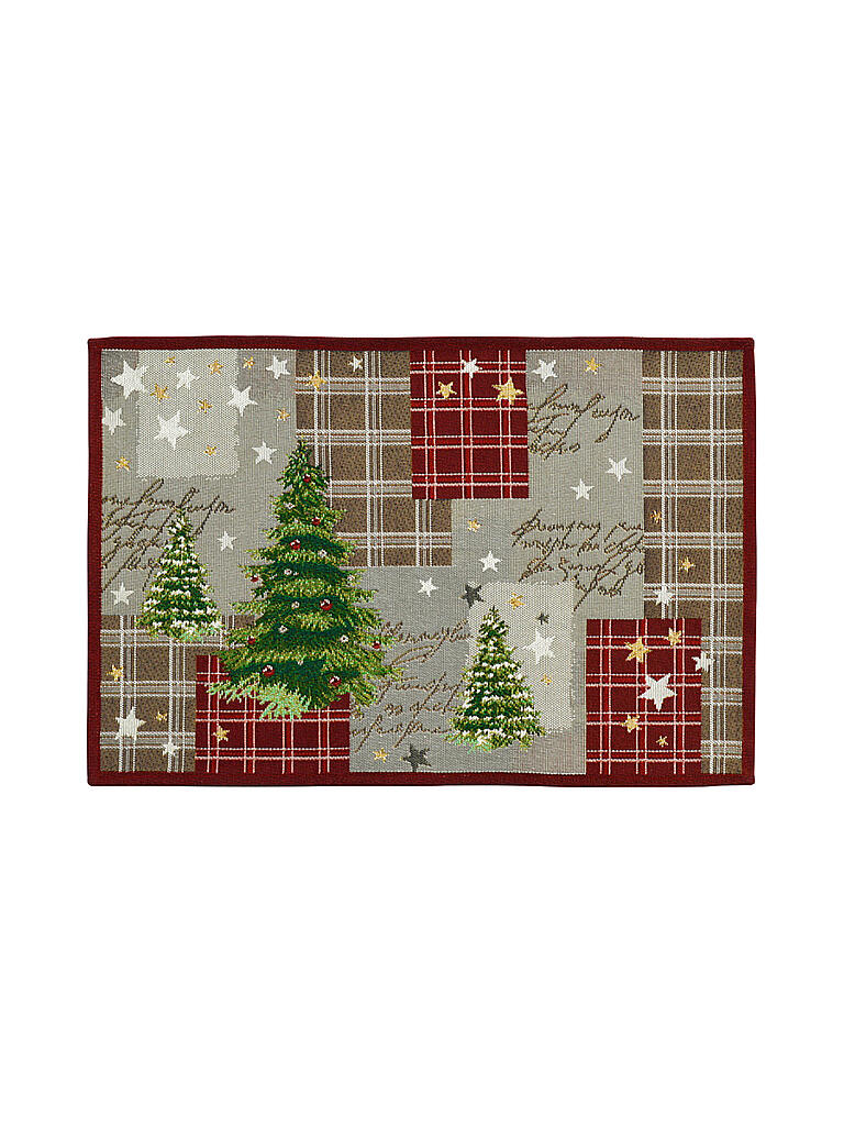 SANDER | Weihnachts Tischset 32x48cm Xmas Tree | weiß