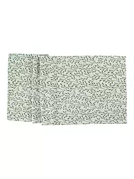 SANDER | Weihnachtsläufer MISTY 50x140cm Ecru / Beige | dunkelgrün
