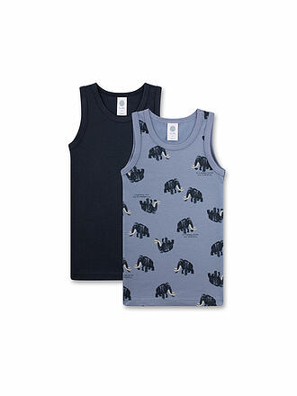 SANETTA | Jungen Top 2er Pkg. stone wash