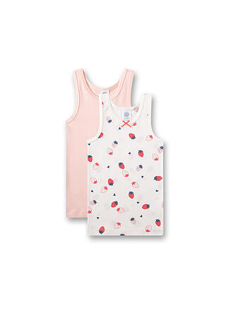 SANETTA | Mädchen Top - Unterhemd 2er Pkg. white pebb