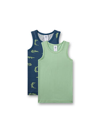 SANETTA | Jungen Unterhemd 2er Pkg. true blue