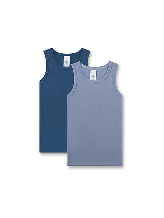 SANETTA | Jungen Unterhemd 2er Pkg. stone wash