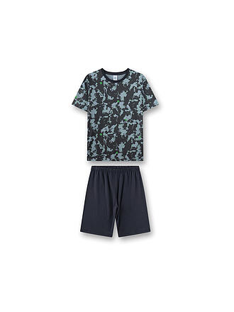 SANETTA | Kinder Pyjama T-Shirt und Shorts dark slade