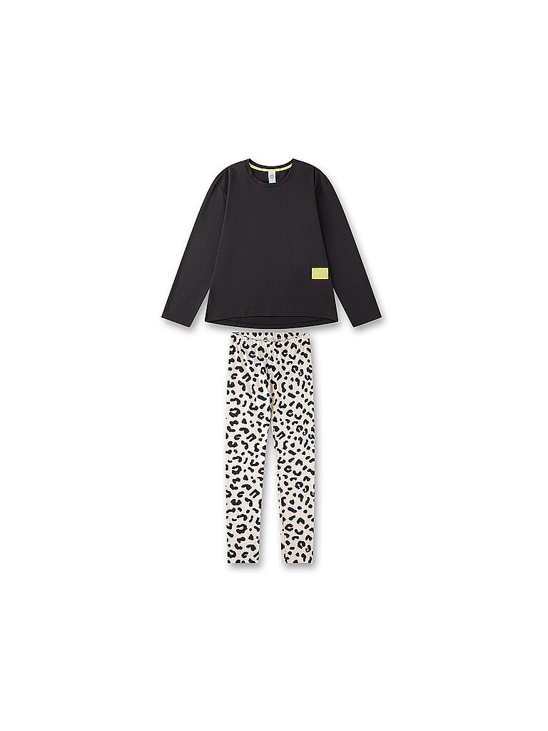 SANETTA Mädchen Pyjama grau | 140