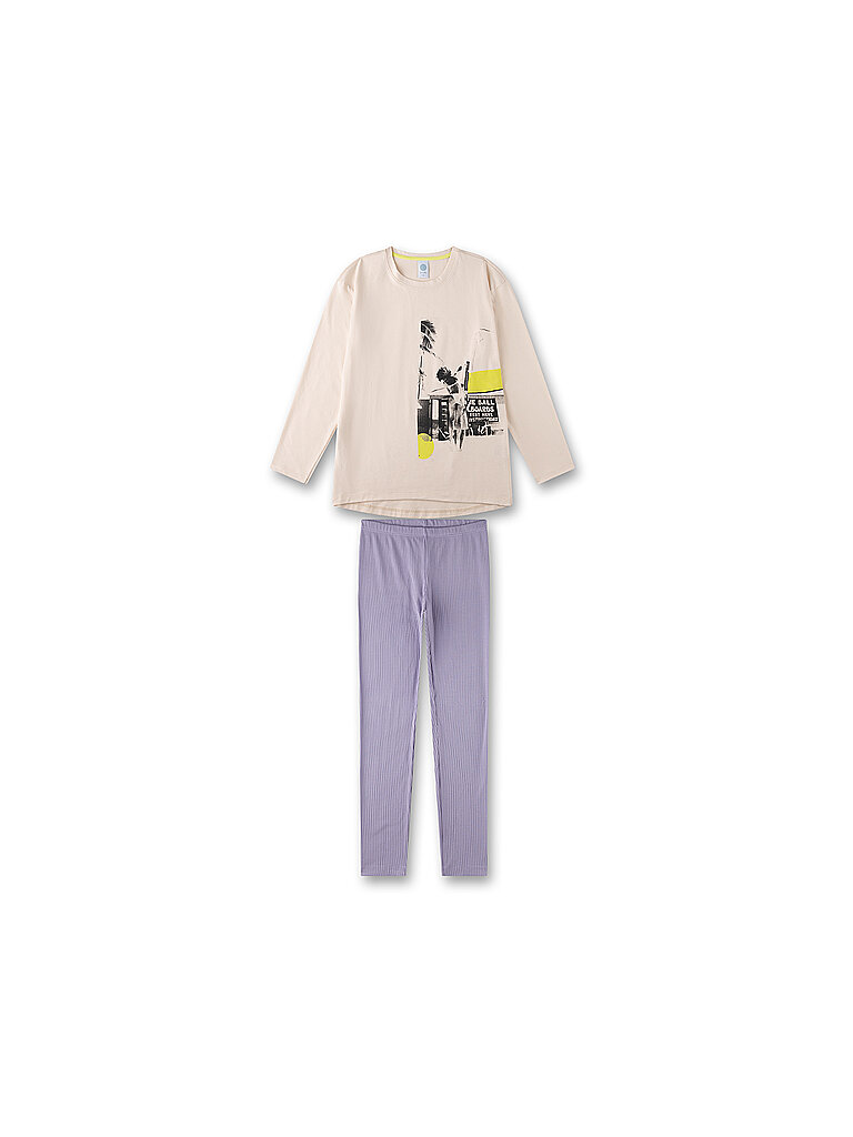 SANETTA Mädchen Pyjama creme | 164