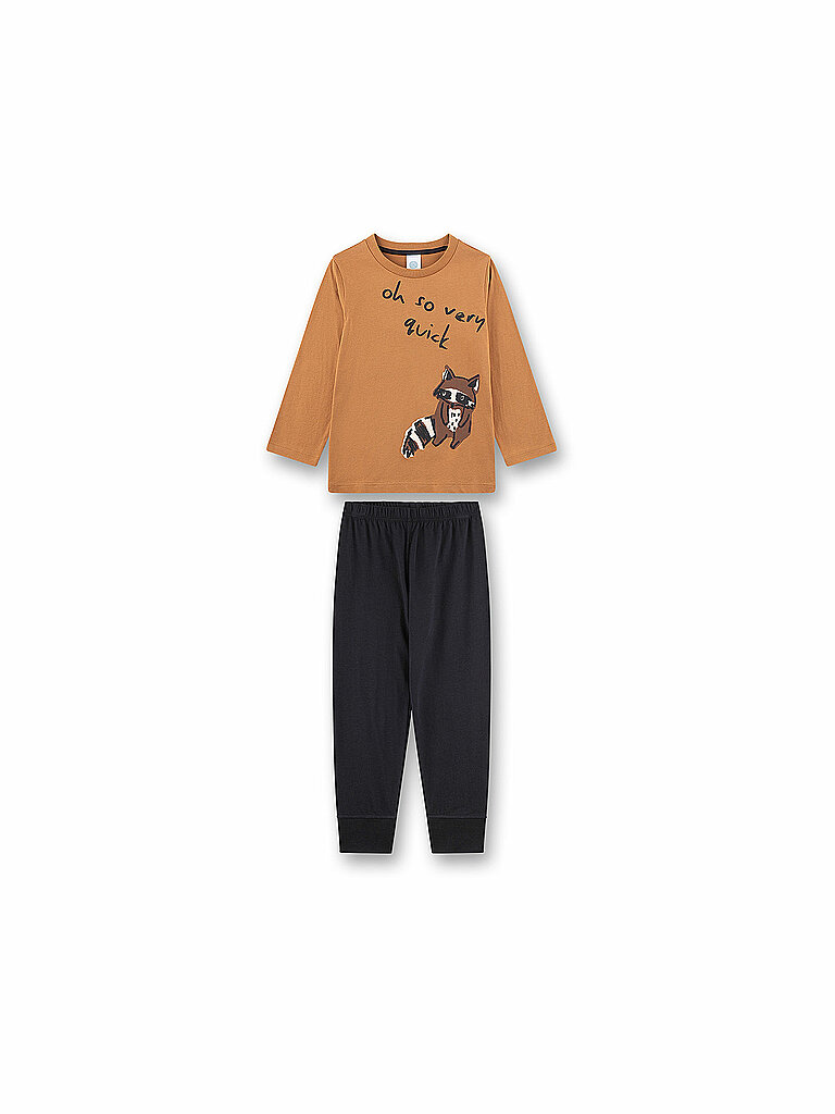SANETTA Jungen Pyjama  hellbraun   116 baby 3