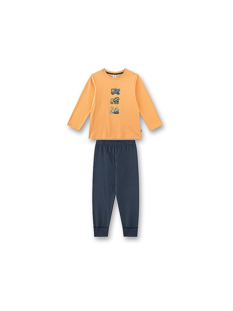 SANETTA Kinder Pyjama orange | 104