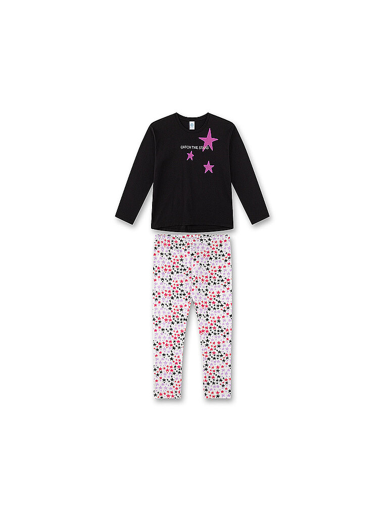 SANETTA Mädchen Pyjama  schwarz | 140