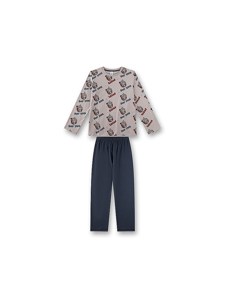 SANETTA Kinder Pyjama  grau | 140